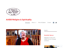 Tablet Screenshot of aaiddreligion.org